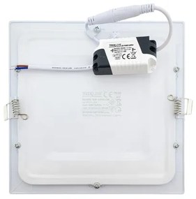 Lampada LED da incasso SQUARE LED/15W/230V 6500K 18,8x18,8 cm bianco