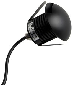 Faretto 3W Monodirezione IP67 Nero - Professional Colore Bianco Naturale 4.000K