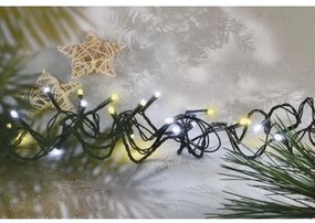 Catena LED natalizia da esterno 80xLED/2 funzioni 13m IP44 bianco caldo/freddo