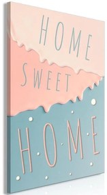Quadro - Inscriptions: Home Sweet Home (1 Part) Vertical