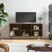 Mobile Porta TV Rovere Marrone 103,5x30x50 cm Legno Multistrato 826995