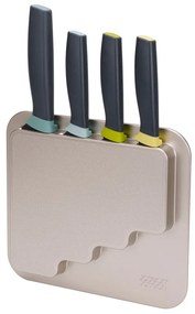 Set di 4 coltelli con supporto in acciaio inox DoorStore™ - Joseph Joseph
