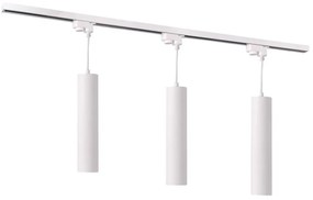 Lampadario su filo per sistema a binario MARIBEL 3xGU10/10W/230V + 1 m rotaia sistema