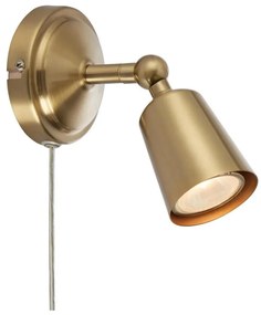 Markslöjd 108978 - Faretto da parete TINY 1xGU10/7W/230V ottone