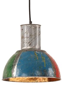 Lampada Sospesa Industriale 25 W Multicolore Rotonda 28,5cm E27 /