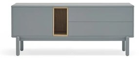 Tavolo TV blu-grigio 140x56 cm Corvo - Teulat