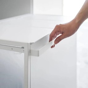 Bidone bianco in metallo per rifiuti differenziati Tower - YAMAZAKI