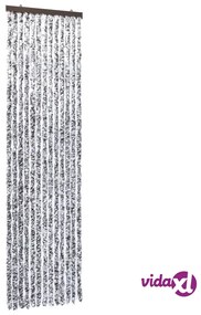 vidaXL Zanzariera Marrone e Beige 56x200 cm Ciniglia