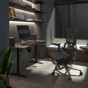 BRAVE Sedia da ufficio ergonomica V-KINETIC: nera