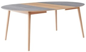 Tavolo da pranzo rotondo allungabile con piano in ceramica ø 135 cm Meza - Hammel Furniture