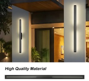 Brilagi - Lampada da parete per esterni LINEO LED/24W/230V 4000K IP65 nera