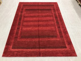 Loribaft Tappeto 220x300 Rosso (Iran) Annodato A Mano