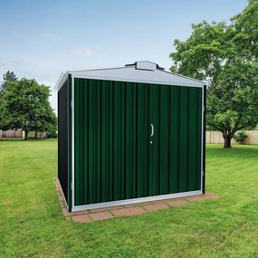 Garage in acciaio Orlando S SAPIL , con porta Battente 12.32 m², Sp 0.6 mm Verde