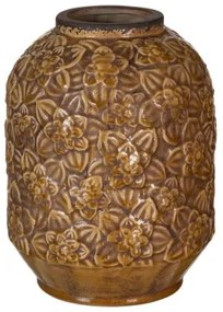 Vaso 20,5 x 20,5 x 26,5 cm Ceramica Marrone