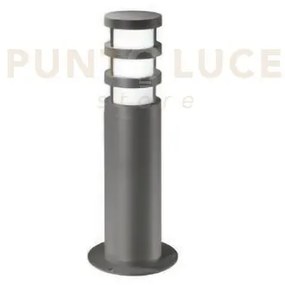 Ges023-paletto da esterno colore grigio antracite 1 luce attcco e27...