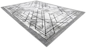 Tappeto moderno COZY Tico, geometrico - Structural due livelli di pile grigio