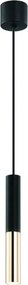 Open Design OR80810 - Lampadario a sospensione su cavo SLIMI 1xG9/3,5W/230V nero/oro