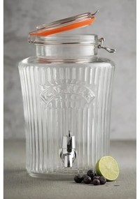 Distributore di bevande in vetro con rubinetto , 5 l Vintage - Kilner