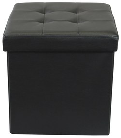 ZARA - pouf quadrato in ecopelle