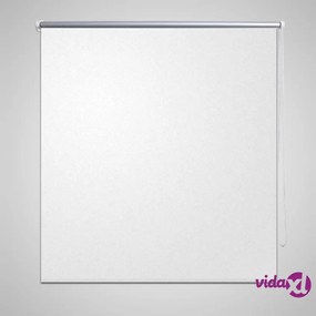 vidaXL Tenda a Rullo Oscurante 160 x 230 cm Bianca