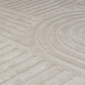 Tappeto in lana grigio 120x170 cm Zen Garden - Flair Rugs