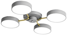 LAMPADA DA SOFFITTO GREY/GOLD APP531-4C