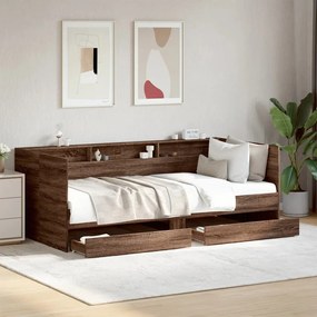 Divano Letto Con Cassetti Senza Materasso 90x190 Cm /