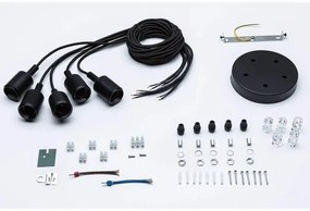 Paulmann 50389 - Lampadario a sospensione con filo NEORDIC 5xE27/20W/230V ragno