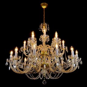 24-light chandelier - gold Ocean- Wranovsky