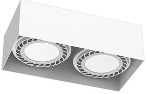 Brosline 1270 - Faretto CAGE 2xGU10/18W/230V bianco