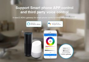 Faretto LED MR16 4W RGB+CCT Dimmerabile 12V dc Colore RGB+CCT