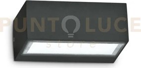 Twin applique da esterno ip44 doppia emissione 1 luce attacco g9 nero