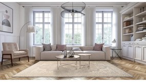 Tappeto in lana beige 200x300 cm William - Agnella