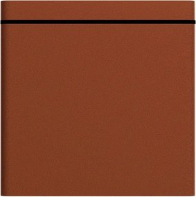 Applique da soffitto Quadrata GU10 IP54 in Alluminio e Vetro - Corten