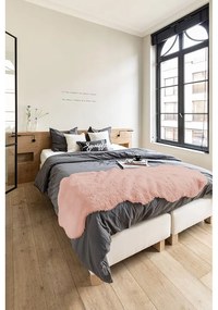 Pelliccia d'agnello rosa, 60 x 180 cm - Tiseco Home Studio