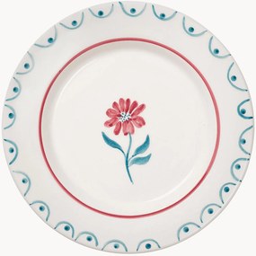 Piatto da insalata dipinto a mano Cottage Flower