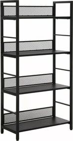 Libreria Raw R4 nera – 60x28x121 cm