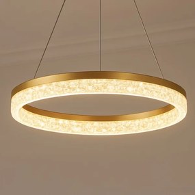 Lampadario LED sospeso con cavo GALA LED/25W/230V Ø 50 cm oro