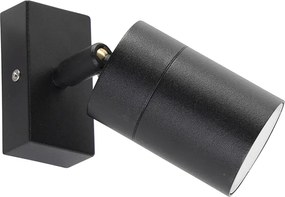 Applique da esterno smart nera IP44 incl. WiFi GU10 - Solo