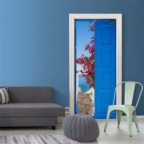 Fotomurale per porta  Door into Summer  Colore Beige, Dimensioni e Misure 90x210