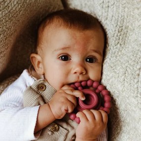 Piramide impilabile con massaggiagengive, rosa