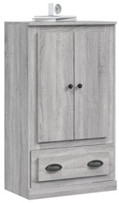 Credenza grigio sonoma 60x35,5x103,5 cm in legno multistrato
