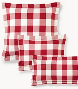 Federa in cotone a quadri Nels