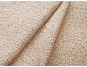 Divano letto in tessuto bouclé beige 247 cm Jodie - Micadoni Home