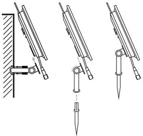 Ecolite DX-SOLAR-3000/5M - Striscia solare a LED 3,7V 2400 mAh 5m IP65
