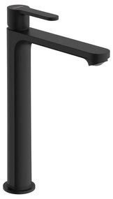 Rubinetto per lavabo getto aerato STAMIS S nero spazzolato opaco HANSGROHE H 29.6 cm