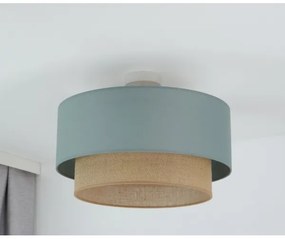 Duolla - Lampadario a plafone  BOHO 1xE27/15W/230V diametro 45 cm verde/marrone