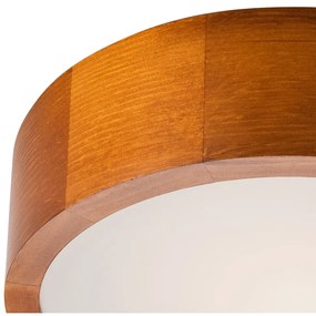 Plafond marrone, lampada da soffitto circolare, ø 27 cm Eveline - LAMKUR