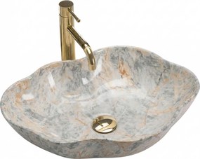 Lavabo da appoggio Rea Pearl Ruststone