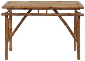 Tavolo da Giardino Pieghevole 115x50x75 cm Bambù